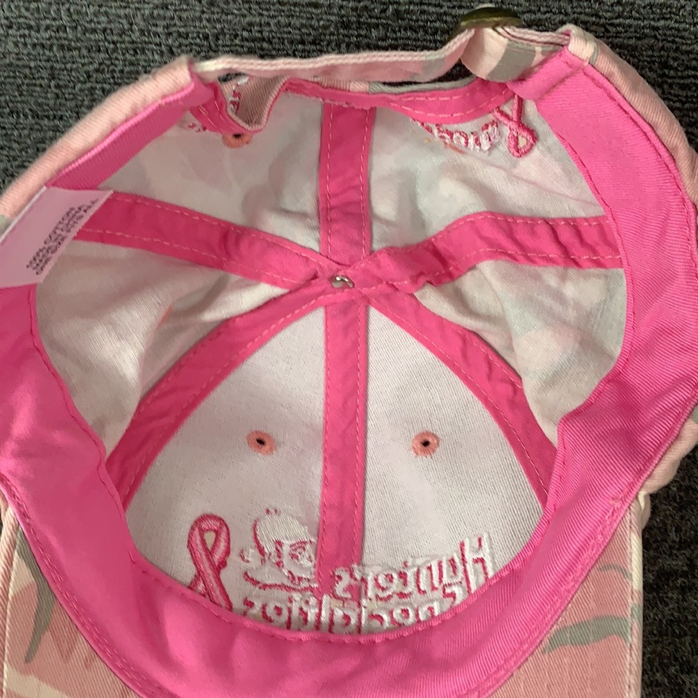 Hunter's Specialties Supports Breast Cancer Baseball Hat Women's OSFA Pink Camo - Picture 13 of 14